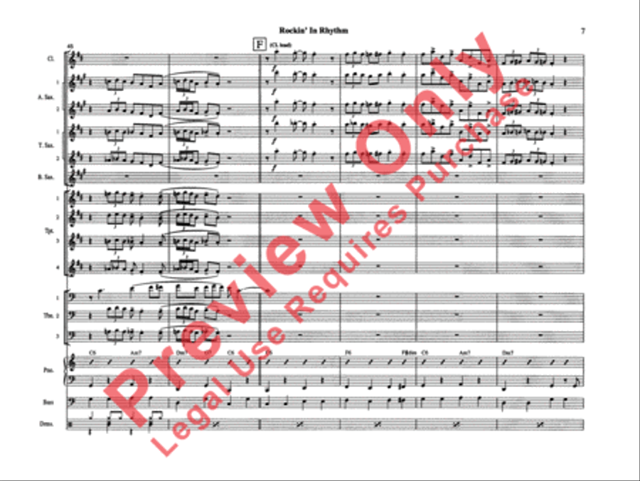 Rockin' in Rhythm Rockin' in Rhythm Jazz Ensemble scores gallery preview page 10