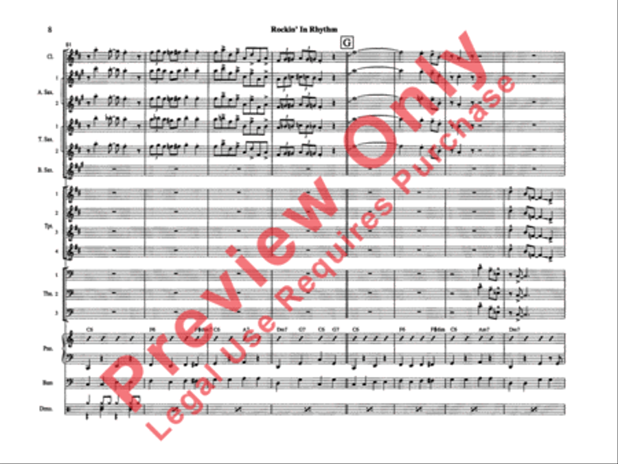 Rockin' in Rhythm Rockin' in Rhythm Jazz Ensemble scores gallery preview page 11