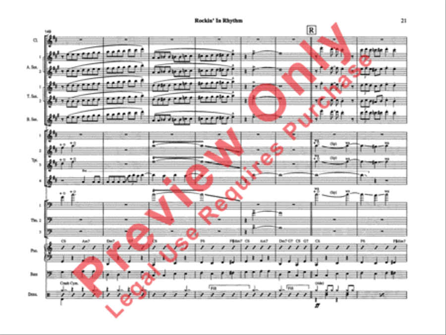 Rockin' in Rhythm Rockin' in Rhythm Jazz Ensemble scores gallery preview page 24