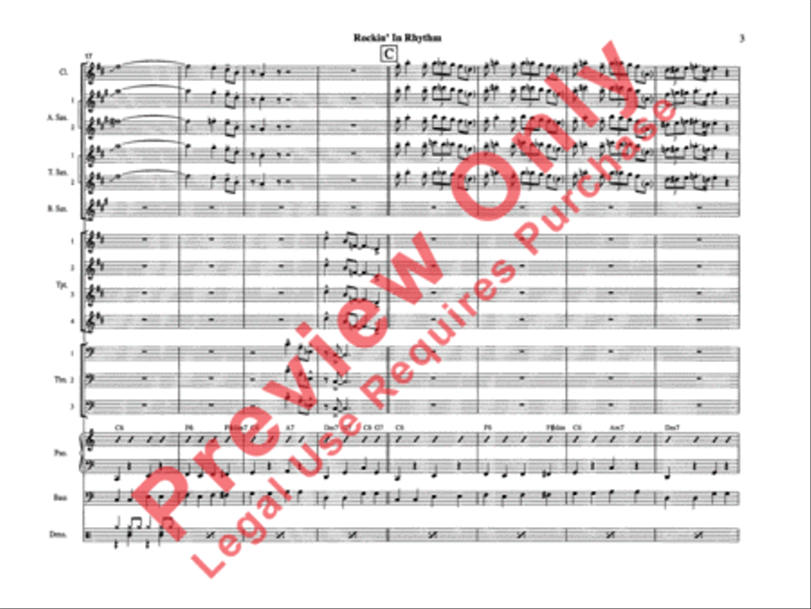 Rockin' in Rhythm Rockin' in Rhythm Jazz Ensemble scores gallery preview page 6