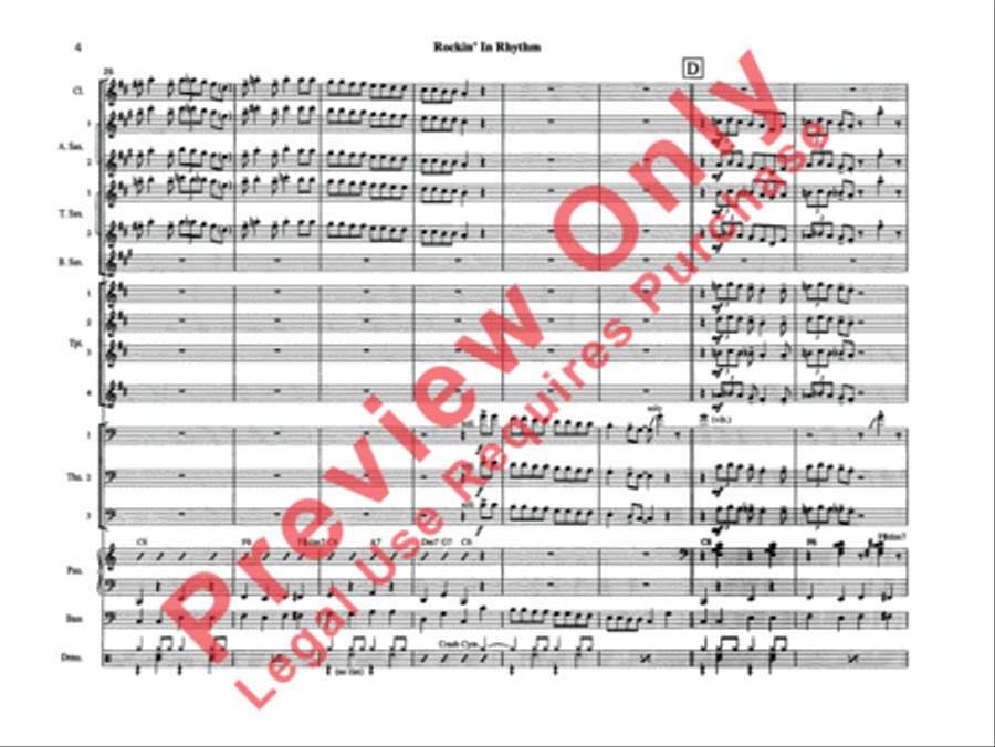Rockin' in Rhythm Rockin' in Rhythm Jazz Ensemble scores gallery preview page 7