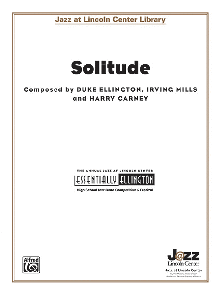 Solitude Jazz Ensemble scores gallery preview page 1