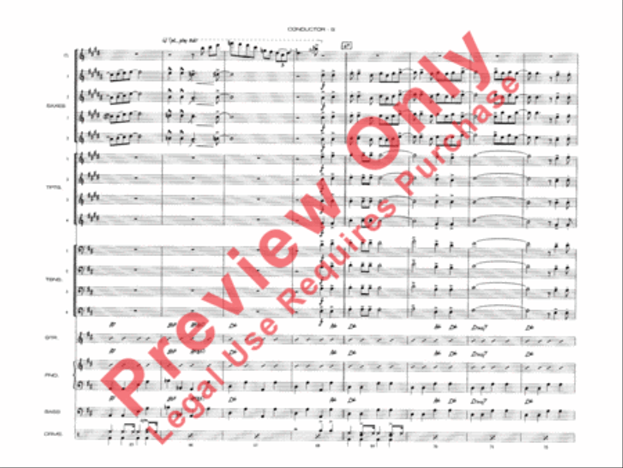 Begin the Beguine Begin the Beguine Jazz Ensemble scores gallery preview page 12