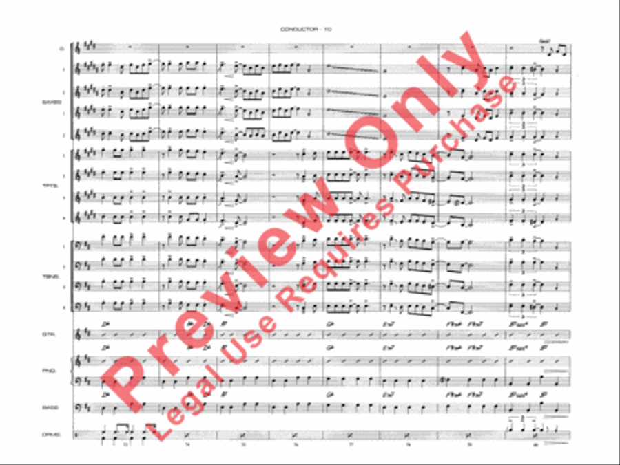 Begin the Beguine Begin the Beguine Jazz Ensemble scores gallery preview page 13