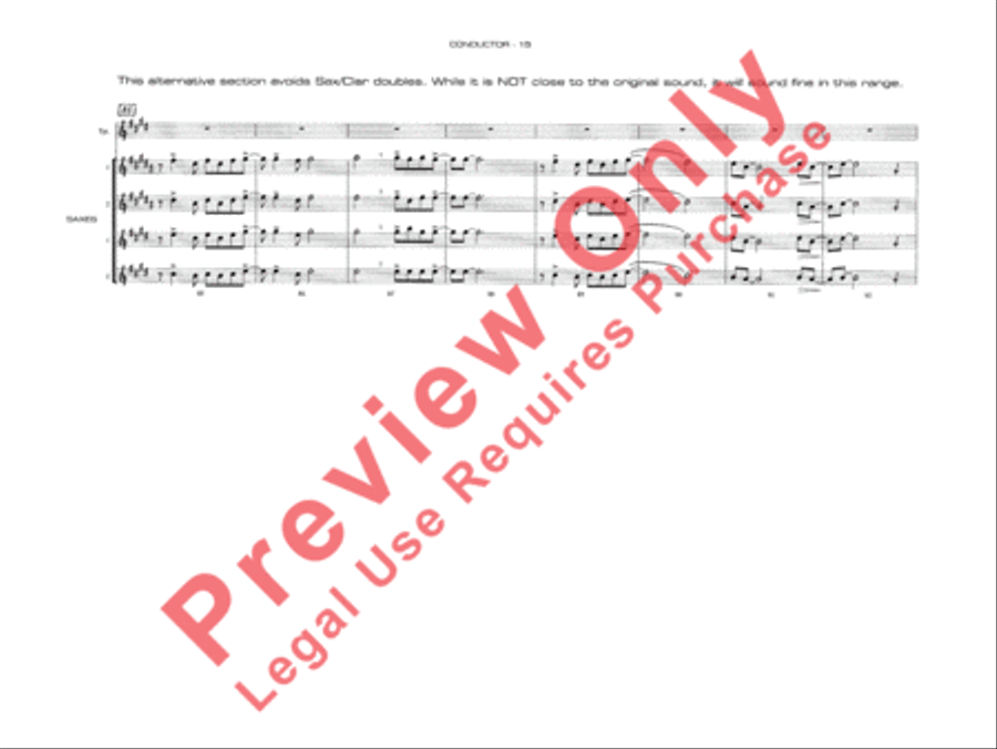 Begin the Beguine Begin the Beguine Jazz Ensemble scores gallery preview page 18