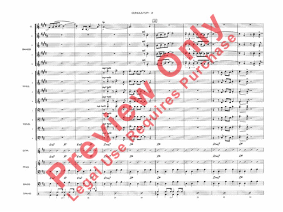 Begin the Beguine Begin the Beguine Jazz Ensemble scores gallery preview page 6