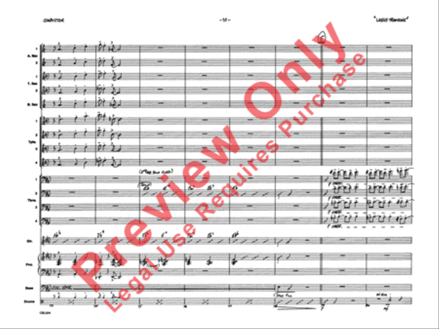 Lassus Trombone Lassus Trombone Jazz Ensemble scores gallery preview page 13