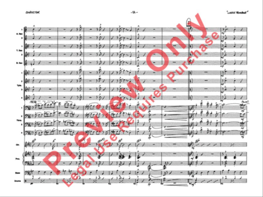 Lassus Trombone Lassus Trombone Jazz Ensemble scores gallery preview page 15