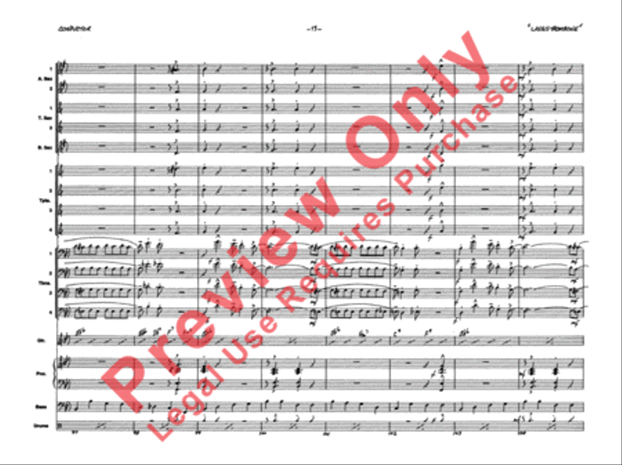 Lassus Trombone Lassus Trombone Jazz Ensemble scores gallery preview page 16