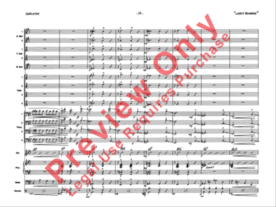 Lassus Trombone Lassus Trombone Jazz Ensemble scores gallery preview page 17
