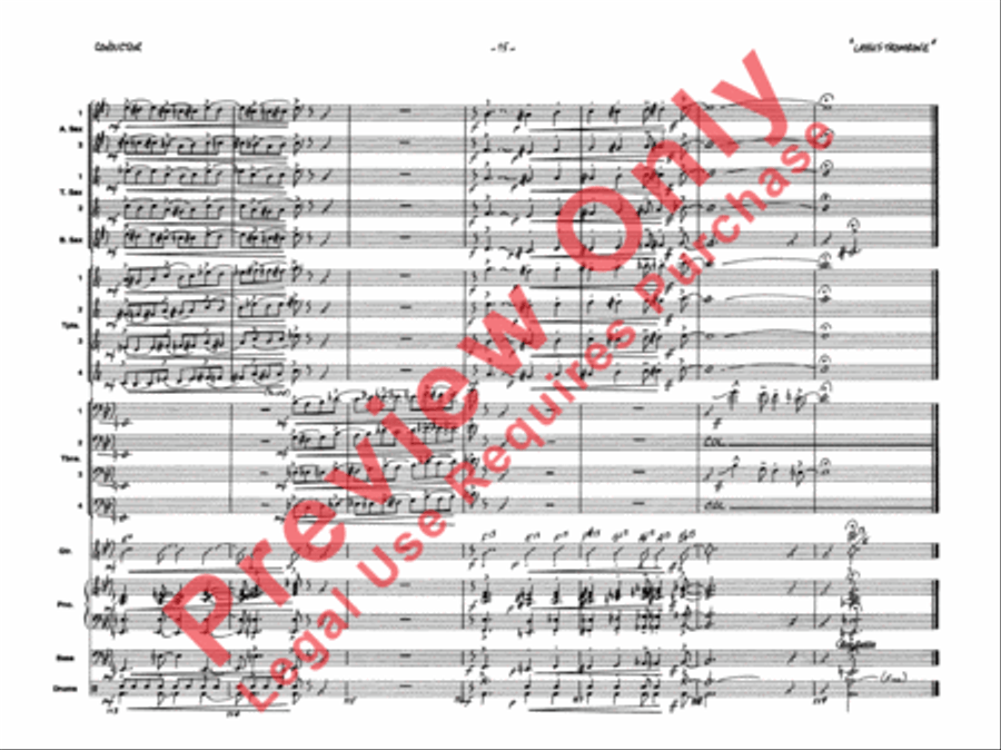 Lassus Trombone Lassus Trombone Jazz Ensemble scores gallery preview page 18