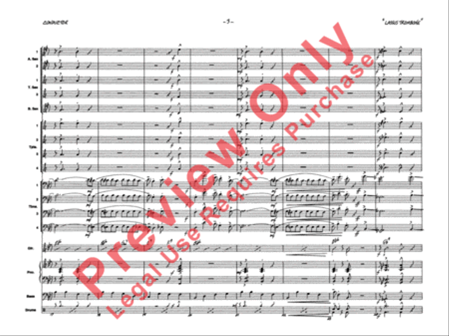 Lassus Trombone Lassus Trombone Jazz Ensemble scores gallery preview page 6