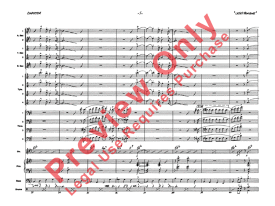 Lassus Trombone Lassus Trombone Jazz Ensemble scores gallery preview page 8