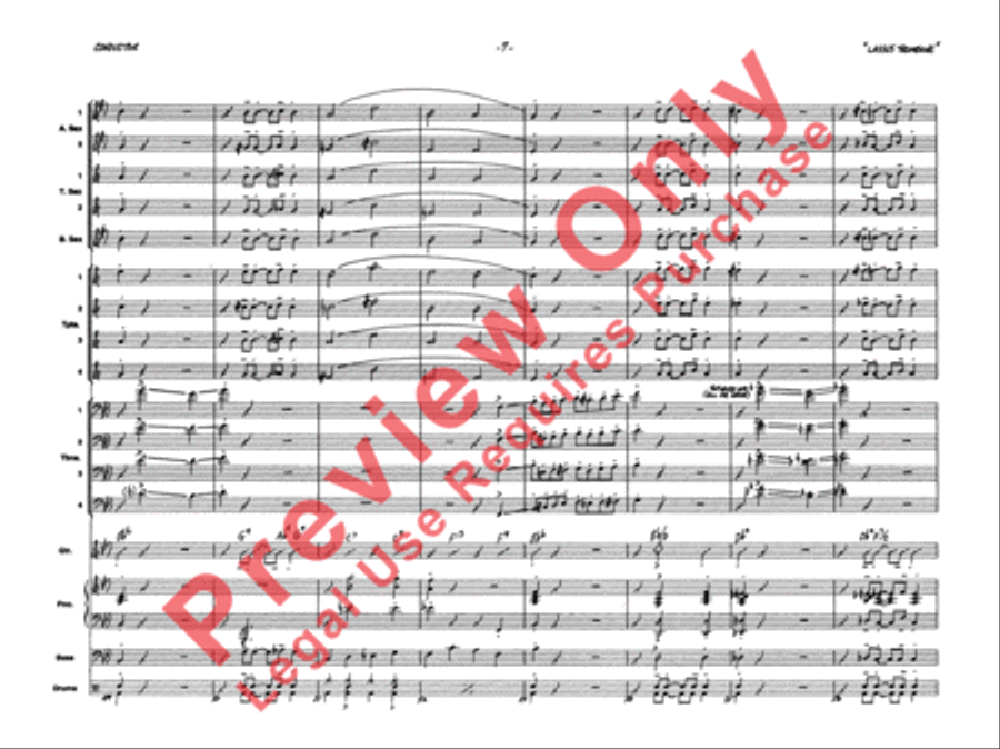 Lassus Trombone Lassus Trombone Jazz Ensemble scores gallery preview page 10