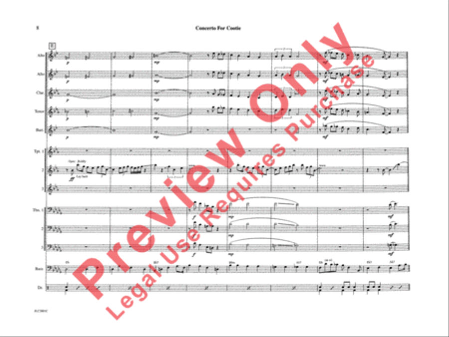 Concerto for Cootie Concerto for Cootie Jazz Ensemble scores gallery preview page 13