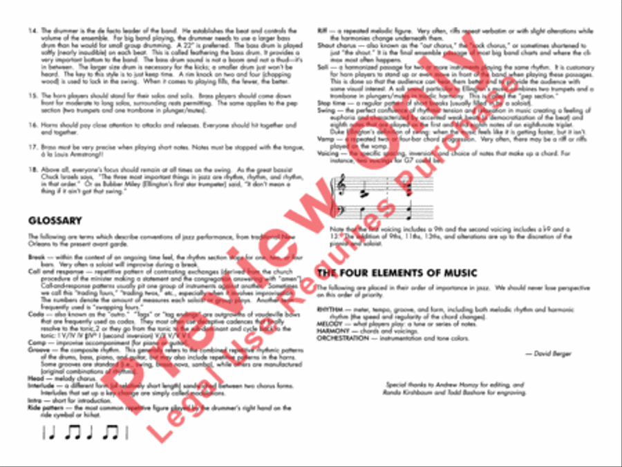 Concerto for Cootie Concerto for Cootie Jazz Ensemble scores gallery preview page 4