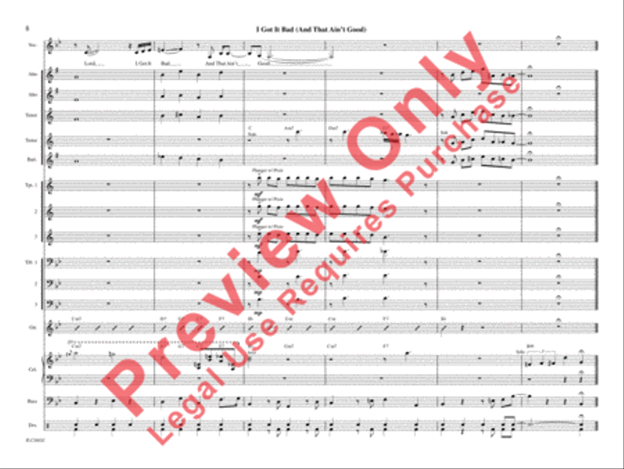 I Got It Bad I Got It Bad Jazz Ensemble scores gallery preview page 13