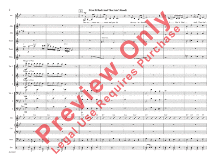 I Got It Bad I Got It Bad Jazz Ensemble scores gallery preview page 7