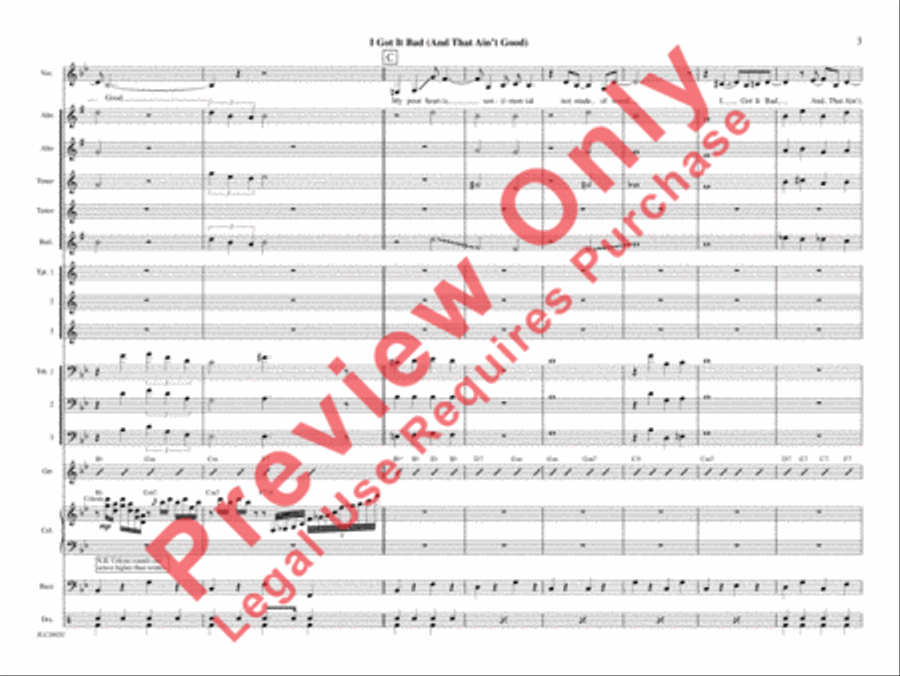 I Got It Bad I Got It Bad Jazz Ensemble scores gallery preview page 8