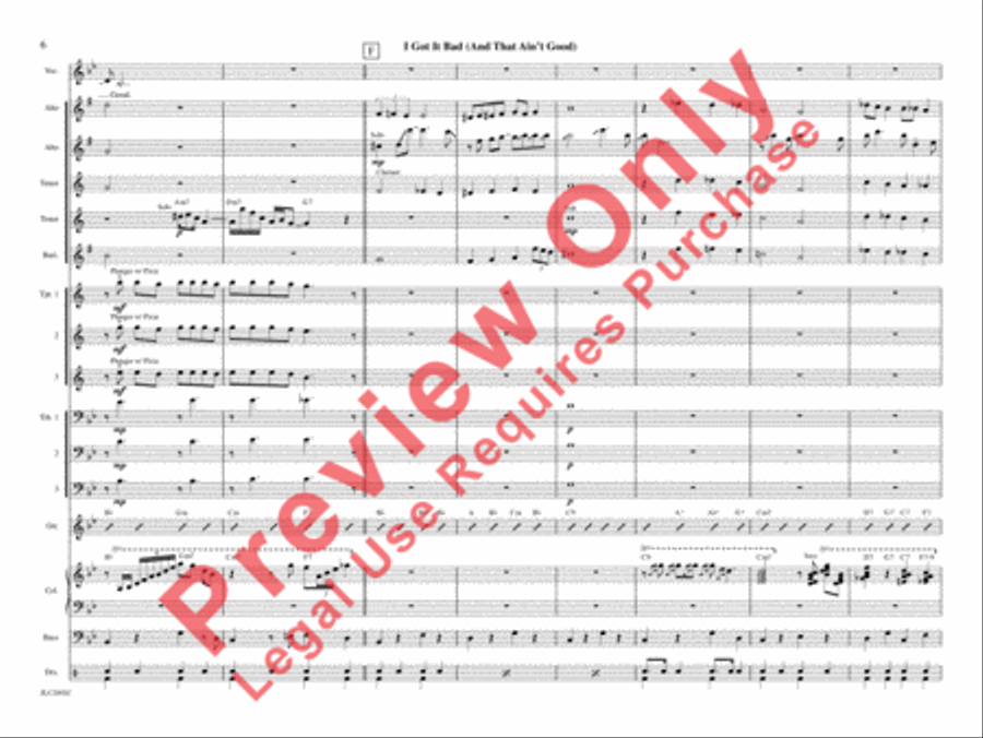I Got It Bad I Got It Bad Jazz Ensemble scores gallery preview page 11