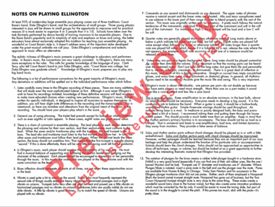 Anitra's Dance (from Peer Gynt Suite) Jazz Ensemble scores gallery preview page 3
