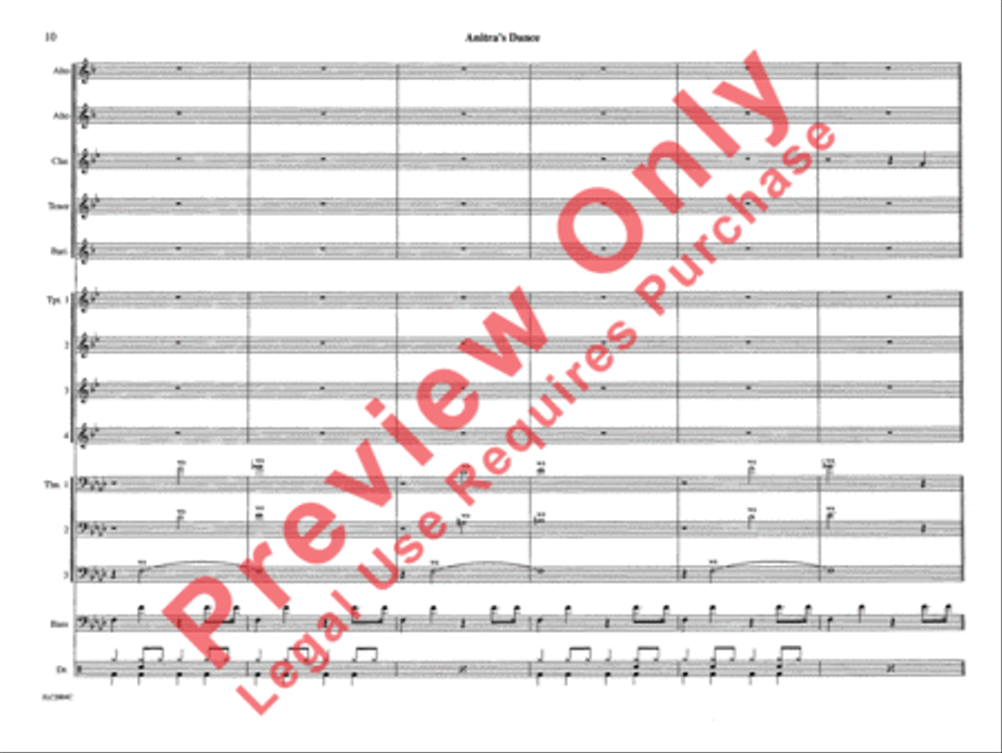 Anitra's Dance (from Peer Gynt Suite) Jazz Ensemble scores gallery preview page 17