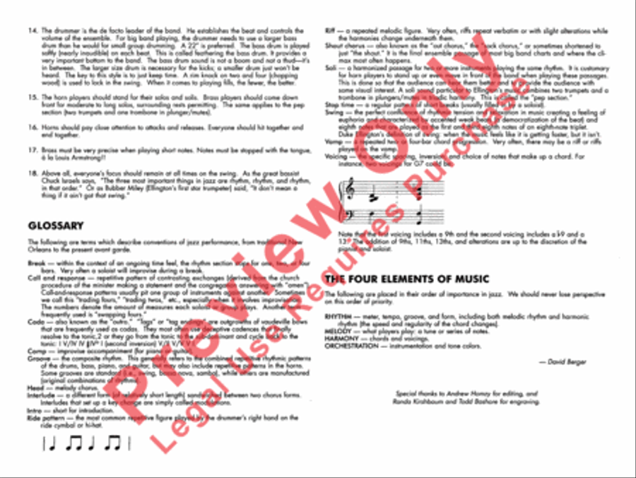 Anitra's Dance (from Peer Gynt Suite) Jazz Ensemble scores gallery preview page 4