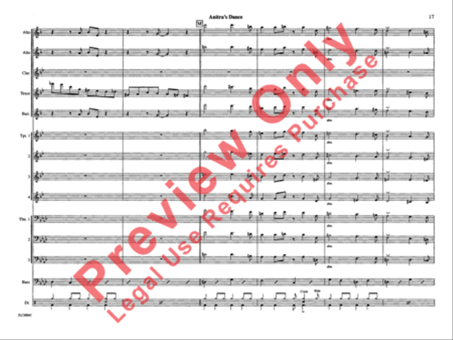 Anitra's Dance (from Peer Gynt Suite) Jazz Ensemble scores gallery preview page 24