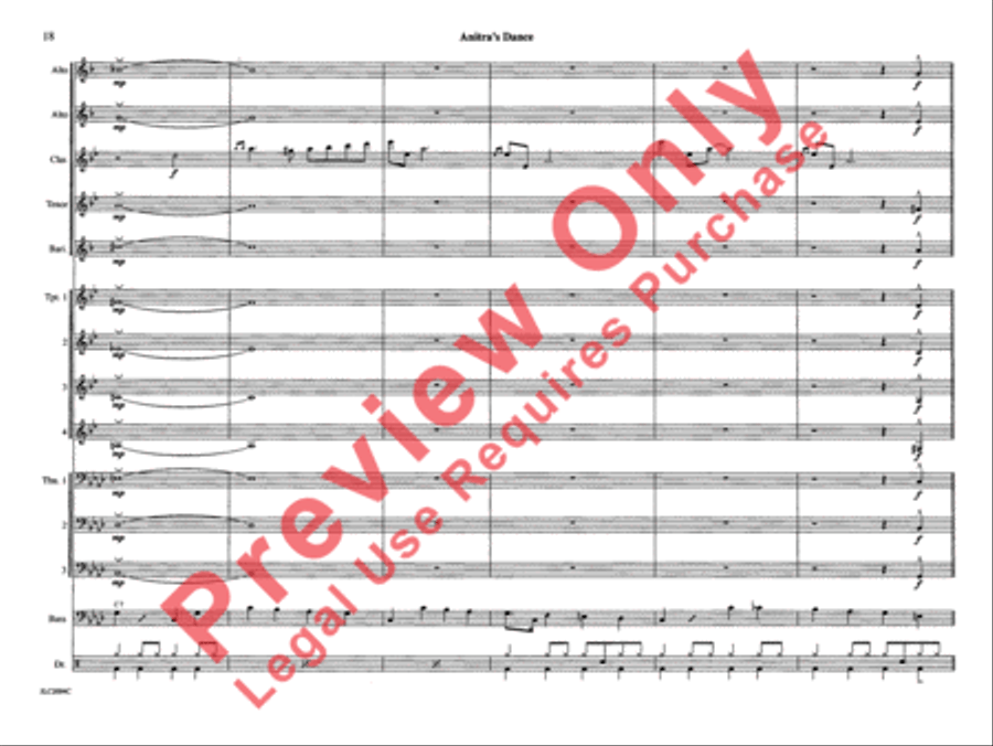 Anitra's Dance (from Peer Gynt Suite) Jazz Ensemble scores gallery preview page 25