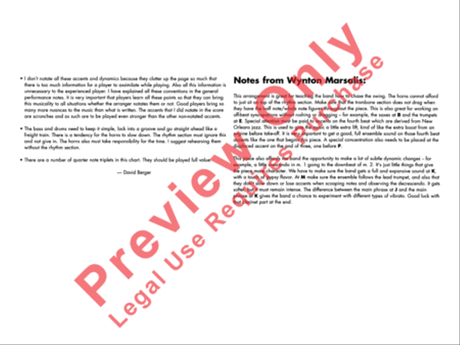Anitra's Dance (from Peer Gynt Suite) Jazz Ensemble scores gallery preview page 6