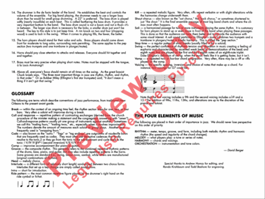 SST IX: The Star Crossed Lovers Jazz Ensemble scores gallery preview page 4