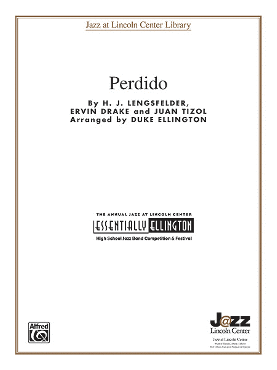 Perdido Perdido Jazz Ensemble scores gallery preview page 1