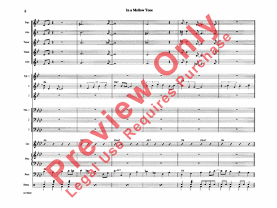 In a Mellow Tone In a Mellow Tone Jazz Ensemble scores gallery preview page 13