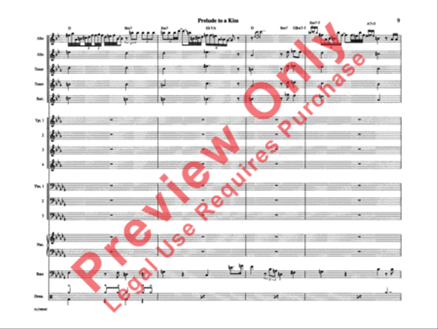 Prelude to a Kiss Prelude to a Kiss Jazz Ensemble scores gallery preview page 14