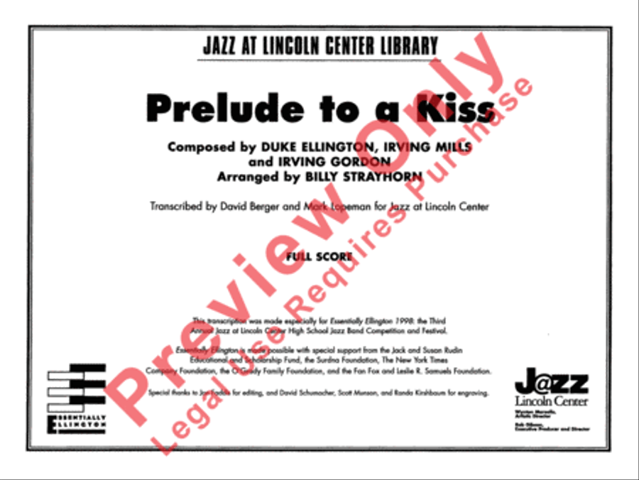 Prelude to a Kiss Prelude to a Kiss Jazz Ensemble scores gallery preview page 2