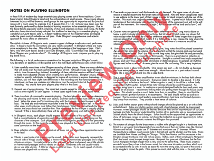 Prelude to a Kiss Prelude to a Kiss Jazz Ensemble scores gallery preview page 3