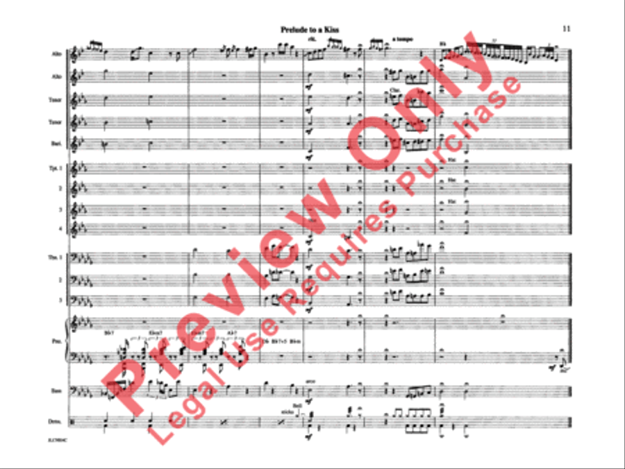 Prelude to a Kiss Prelude to a Kiss Jazz Ensemble scores gallery preview page 16