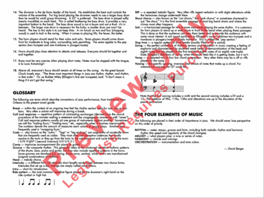 Prelude to a Kiss Prelude to a Kiss Jazz Ensemble scores gallery preview page 4