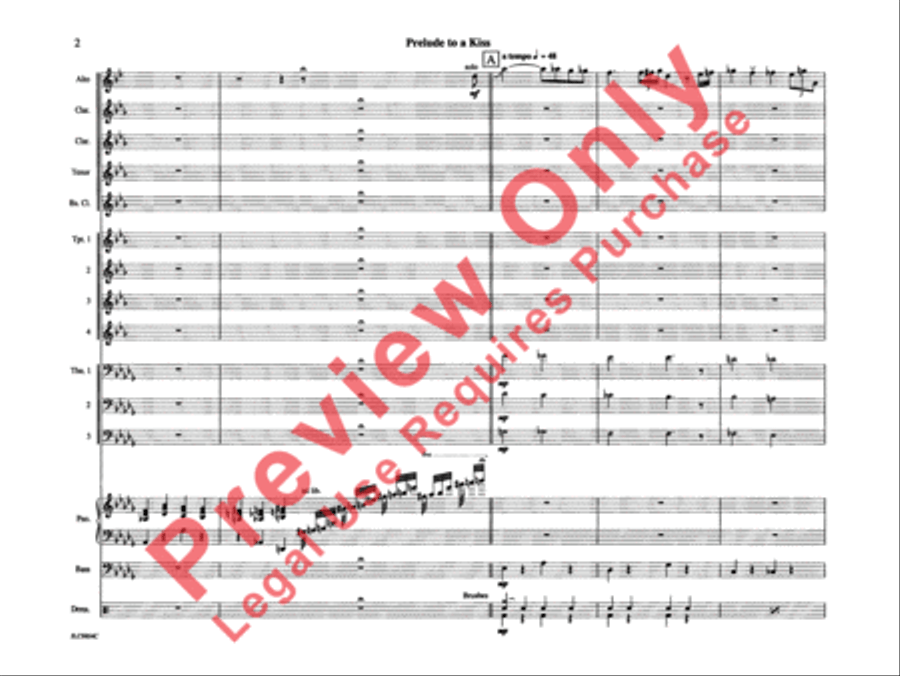 Prelude to a Kiss Prelude to a Kiss Jazz Ensemble scores gallery preview page 7