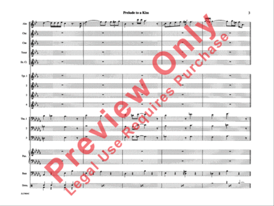 Prelude to a Kiss Prelude to a Kiss Jazz Ensemble scores gallery preview page 8
