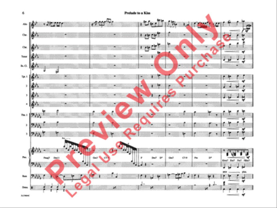Prelude to a Kiss Prelude to a Kiss Jazz Ensemble scores gallery preview page 11