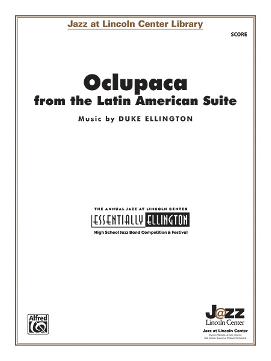 Oclupaca Jazz Ensemble scores gallery preview page 1