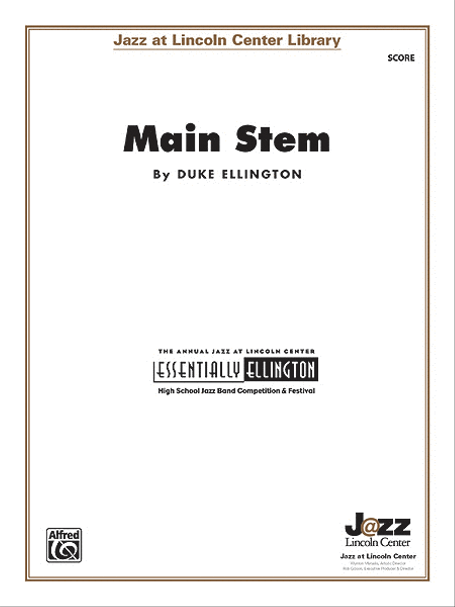 Main Stem Main Stem Jazz Ensemble scores gallery preview page 1