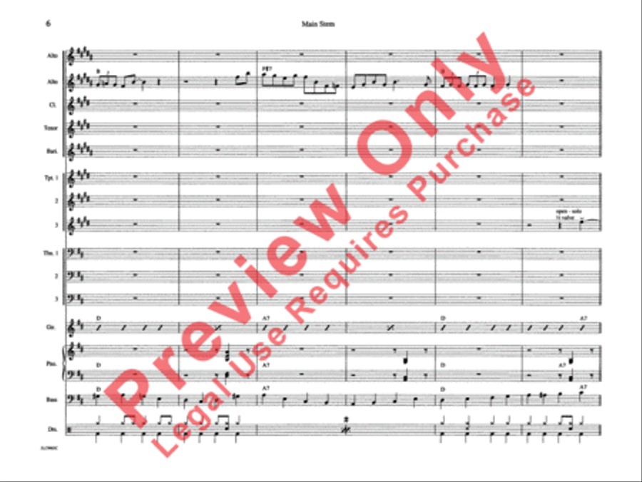 Main Stem Main Stem Jazz Ensemble scores gallery preview page 13