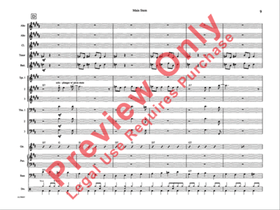 Main Stem Main Stem Jazz Ensemble scores gallery preview page 16