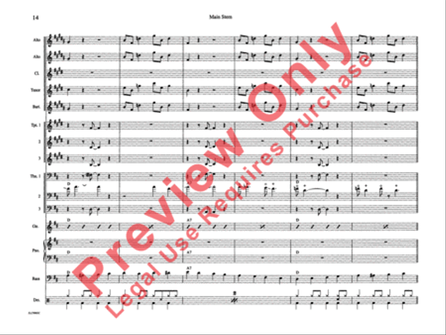 Main Stem Main Stem Jazz Ensemble scores gallery preview page 21