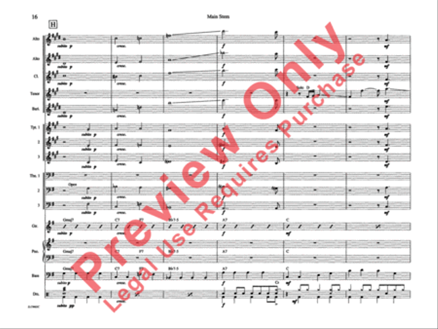 Main Stem Main Stem Jazz Ensemble scores gallery preview page 23