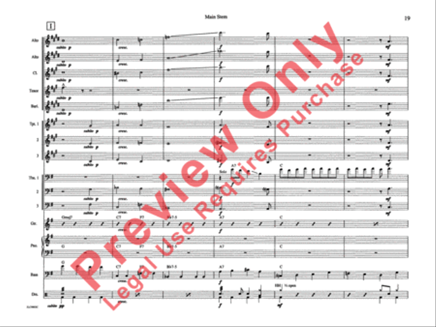 Main Stem Main Stem Jazz Ensemble scores gallery preview page 26