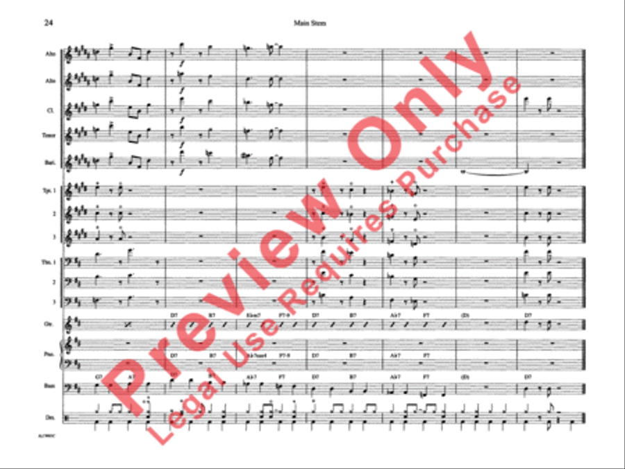 Main Stem Main Stem Jazz Ensemble scores gallery preview page 31