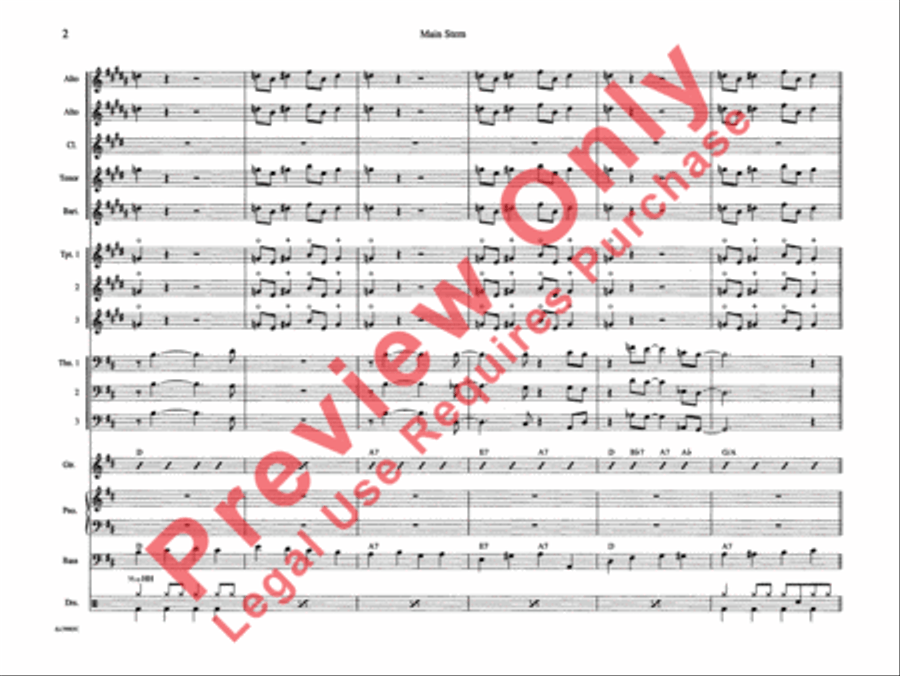 Main Stem Main Stem Jazz Ensemble scores gallery preview page 9